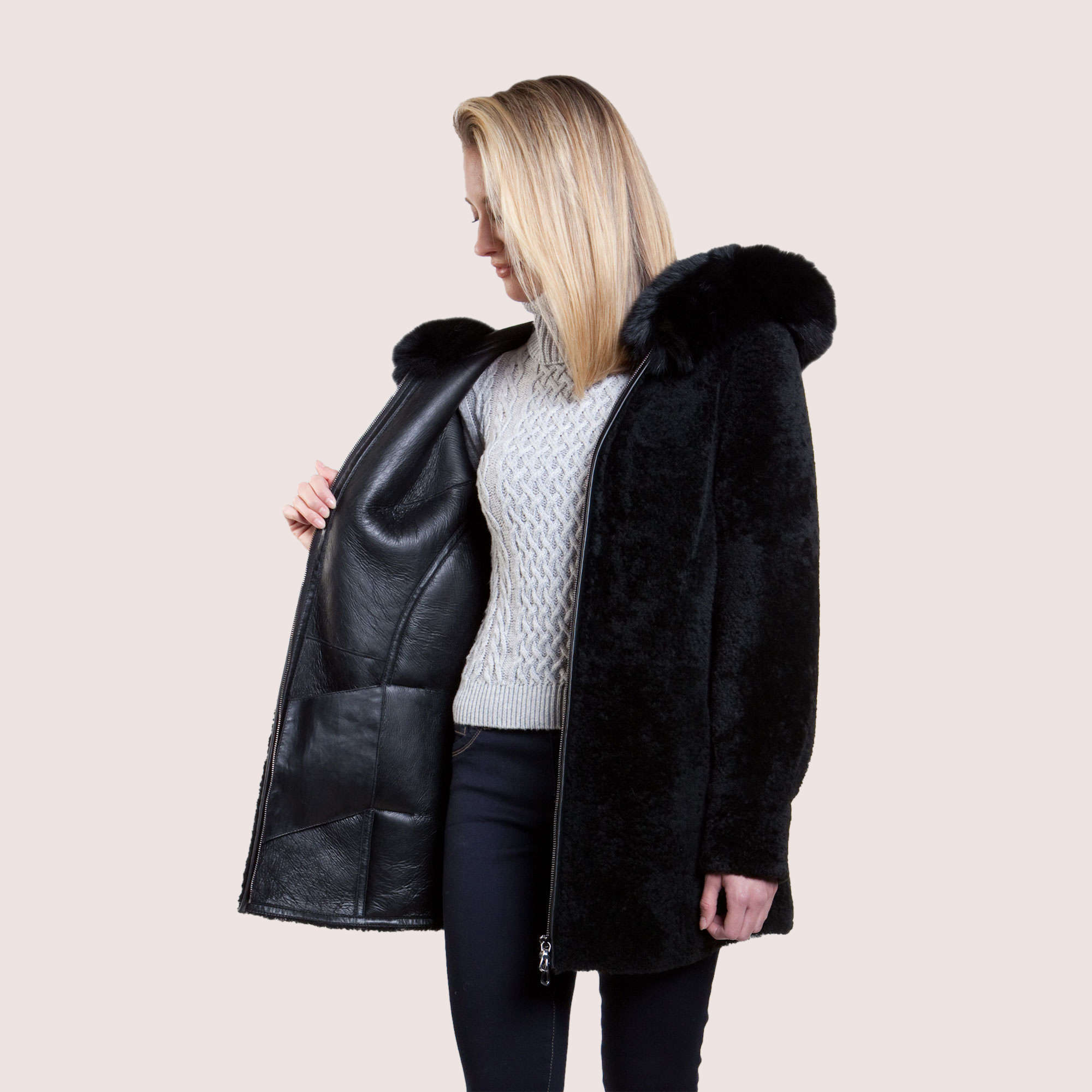Amanda Shearling Coat