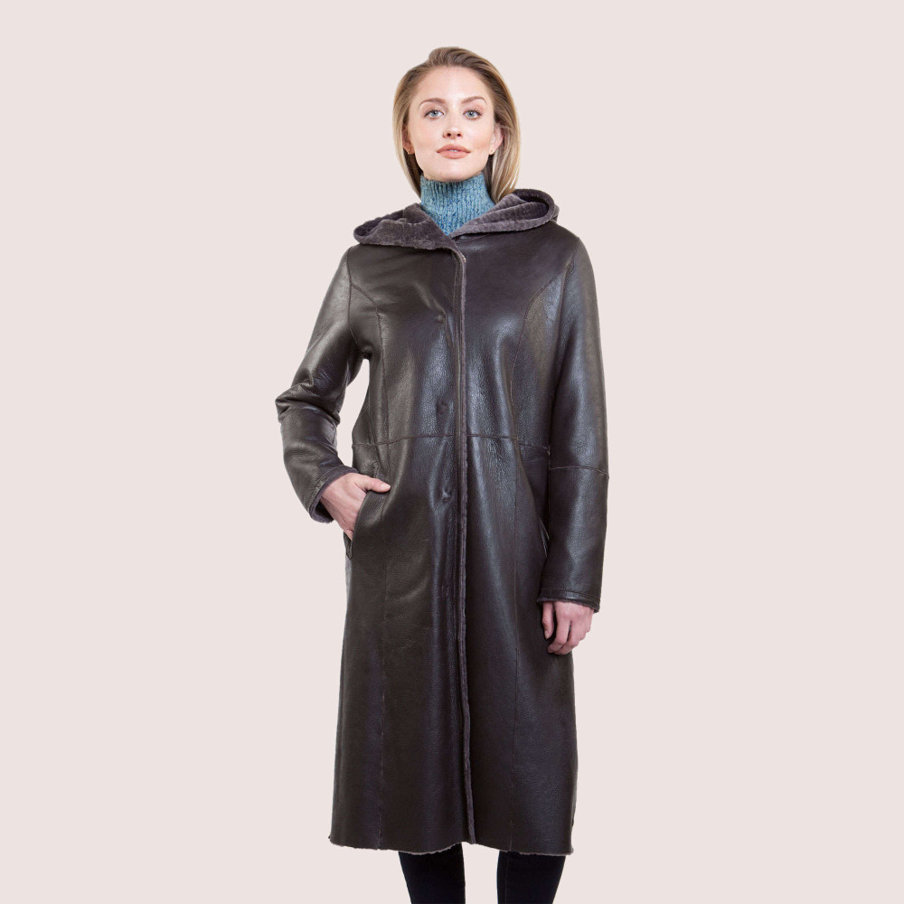 Mildred Reversible Shearling Coat