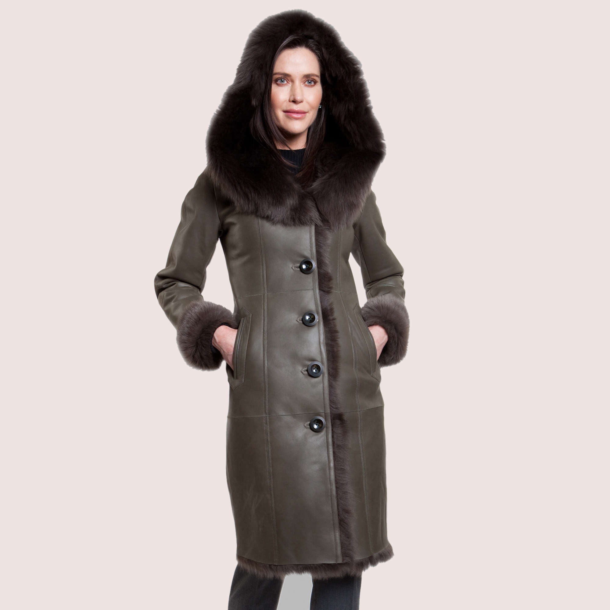 Ella Shearling Coat