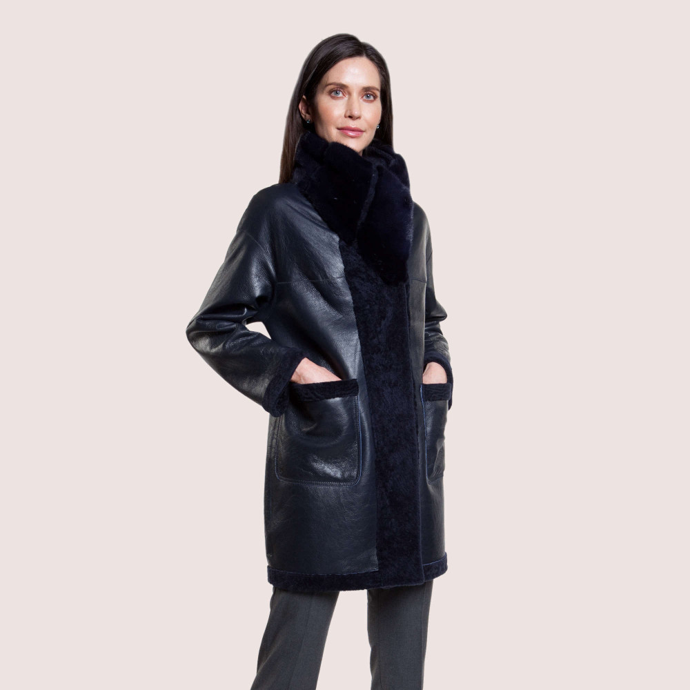Doris Reversible Shearling Coat