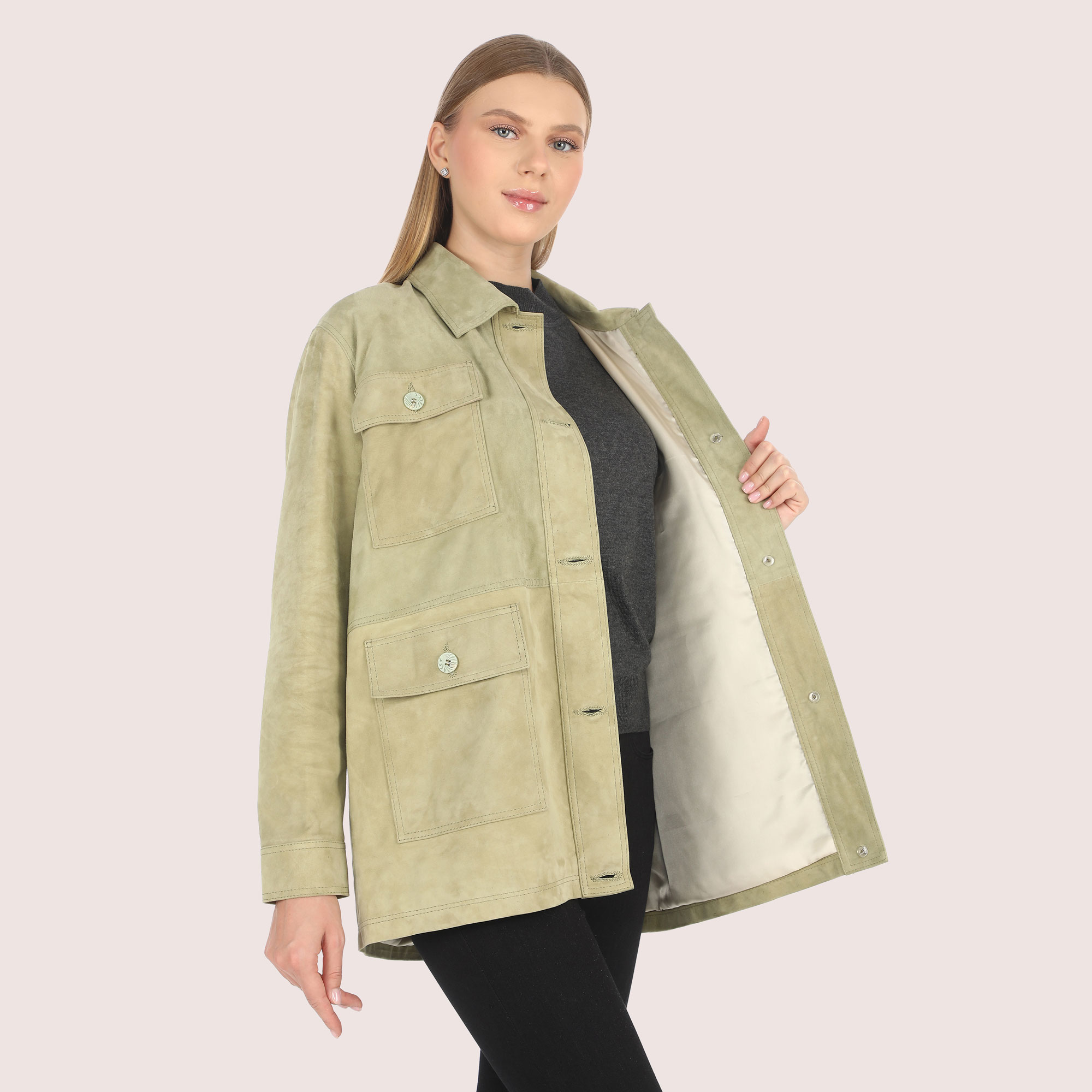 Chelsea Goat Suede Jacket