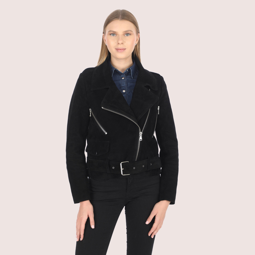 Clarissa Goat Suede Jacket