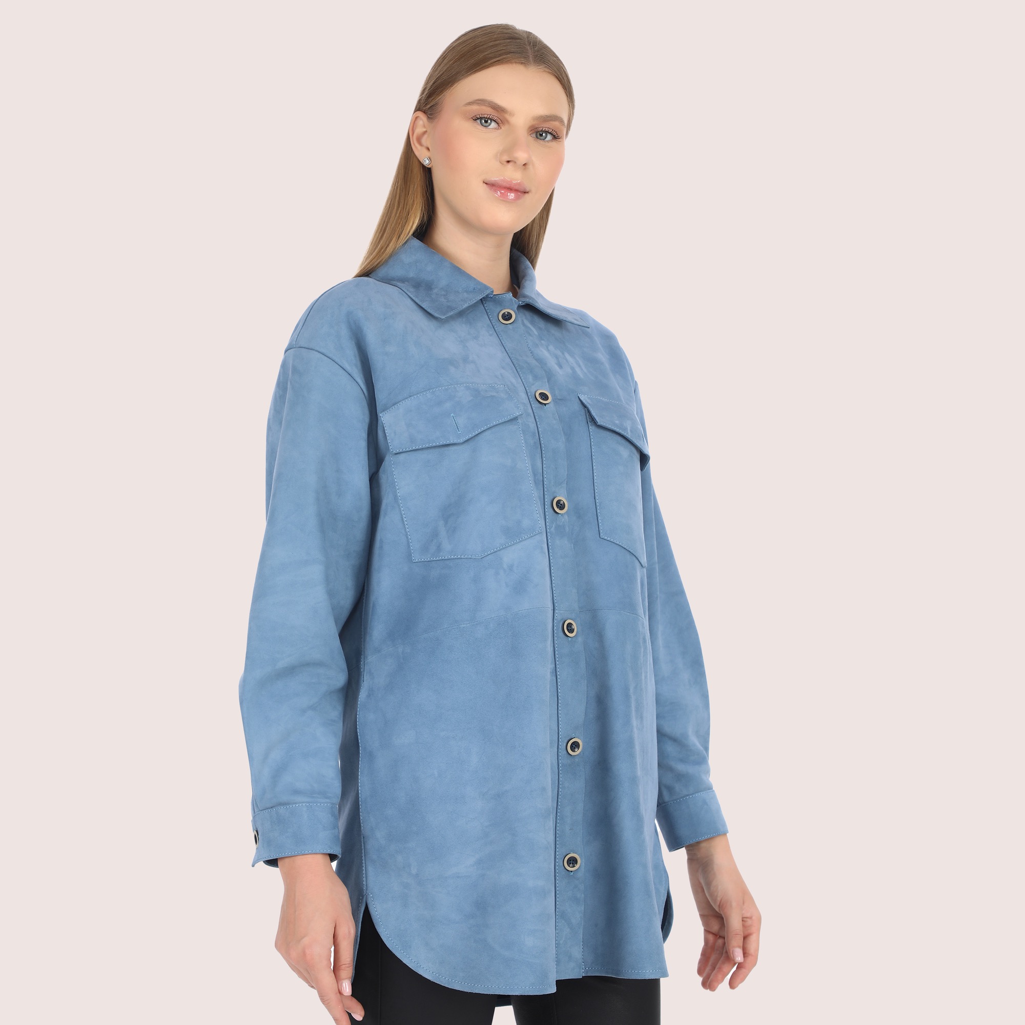 Clementine Goat Suede Jacket