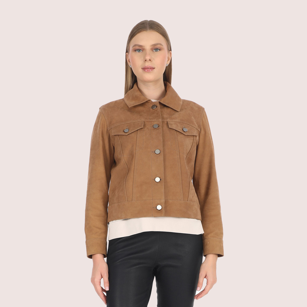 Colette Goat Suede Jacket