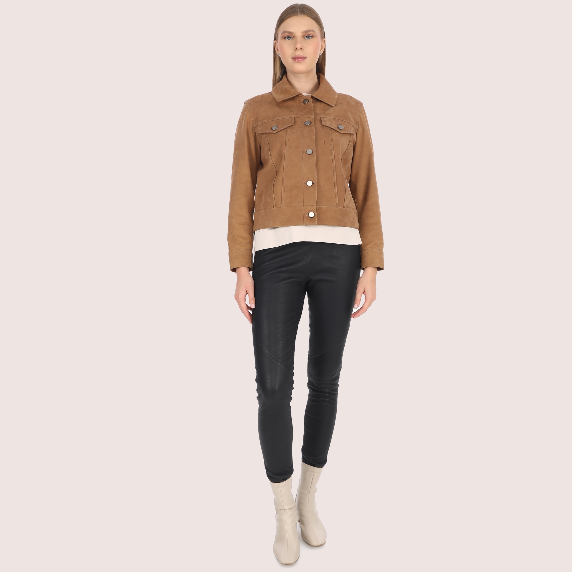 Colette Goat Suede Jacket