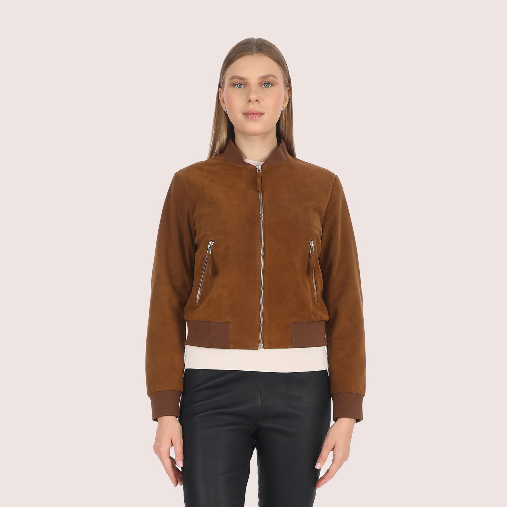 Deborah Goat Suede Jacket