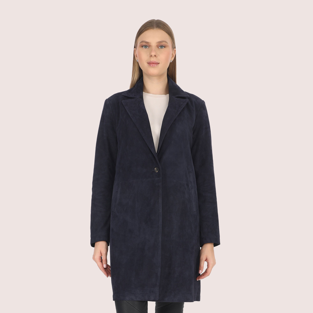 Diana Goat Suede Jacket