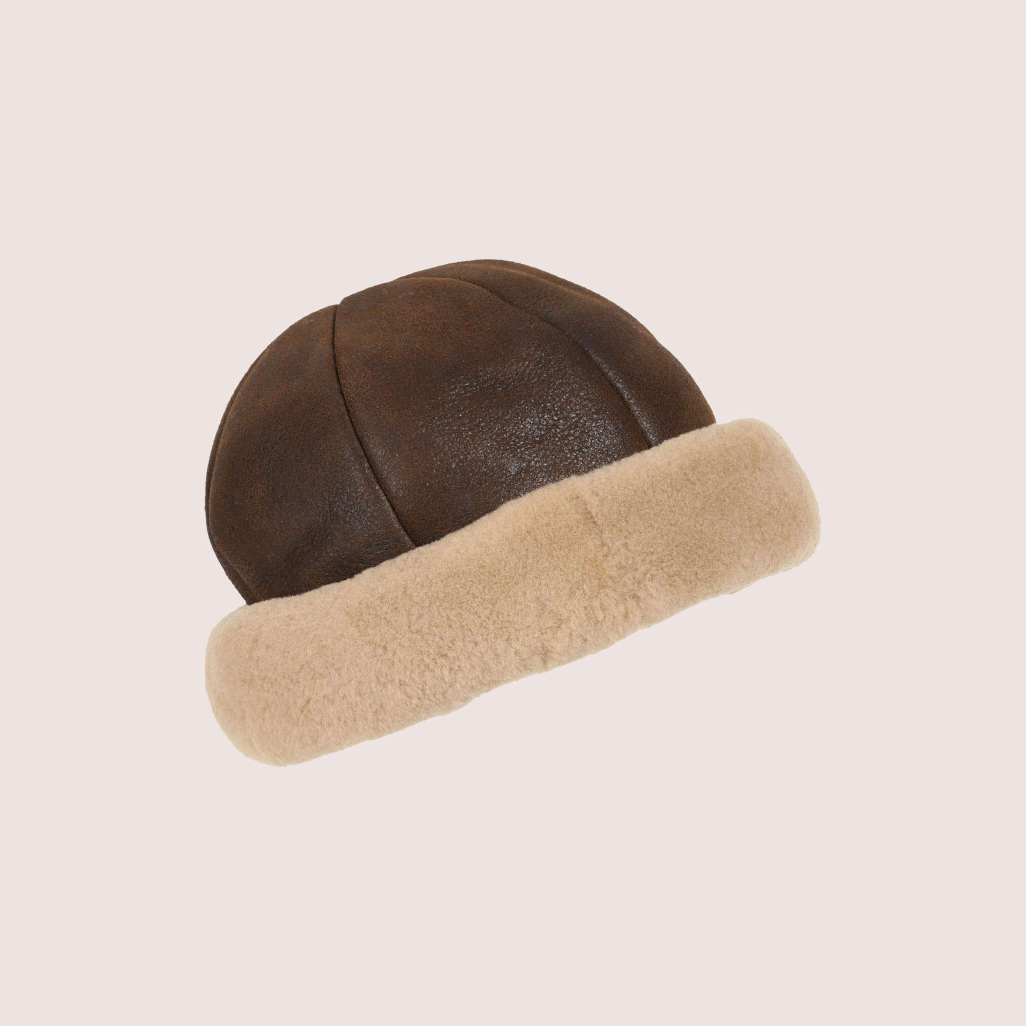Aspen Shearling Round Hat