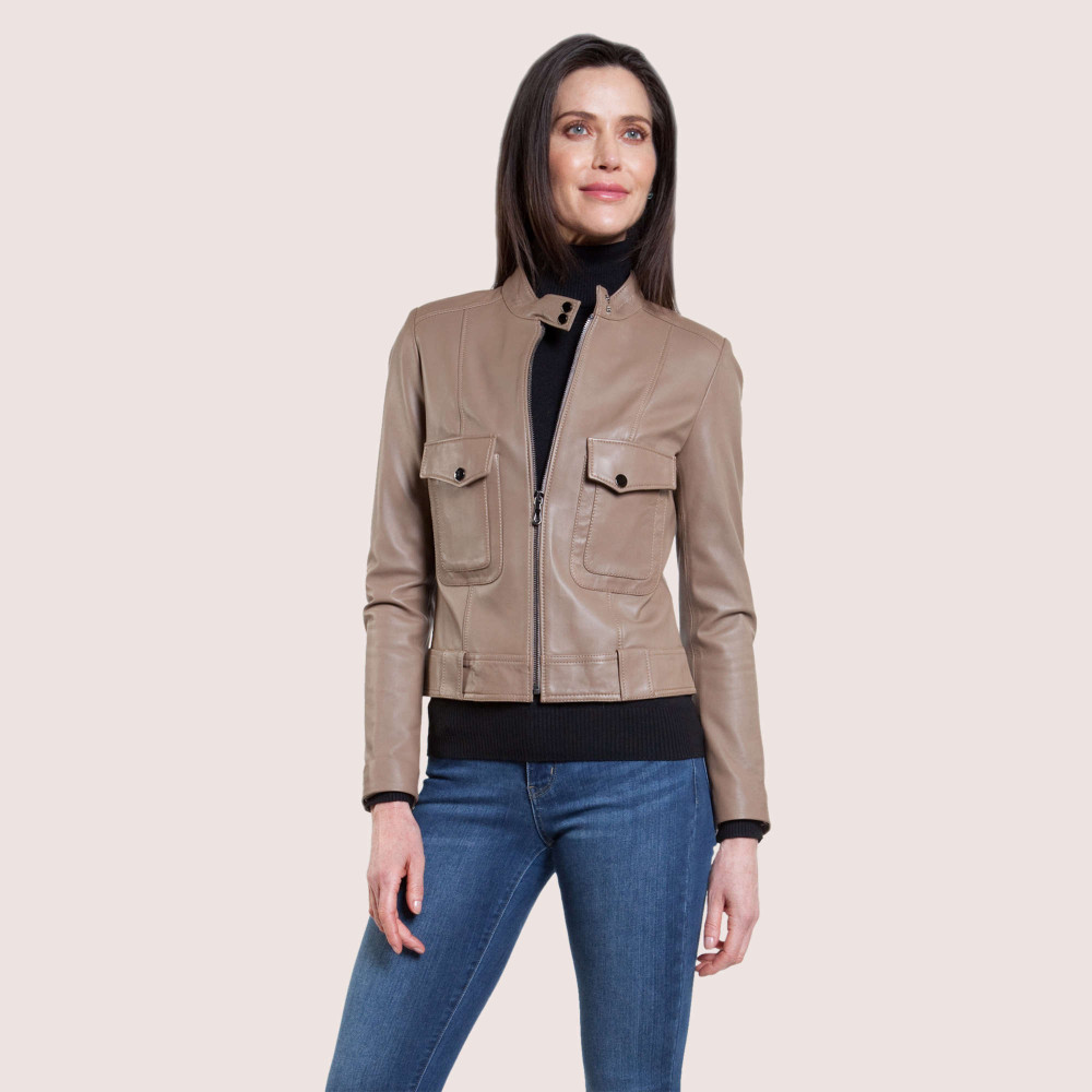 Lola Lambskin Jacket