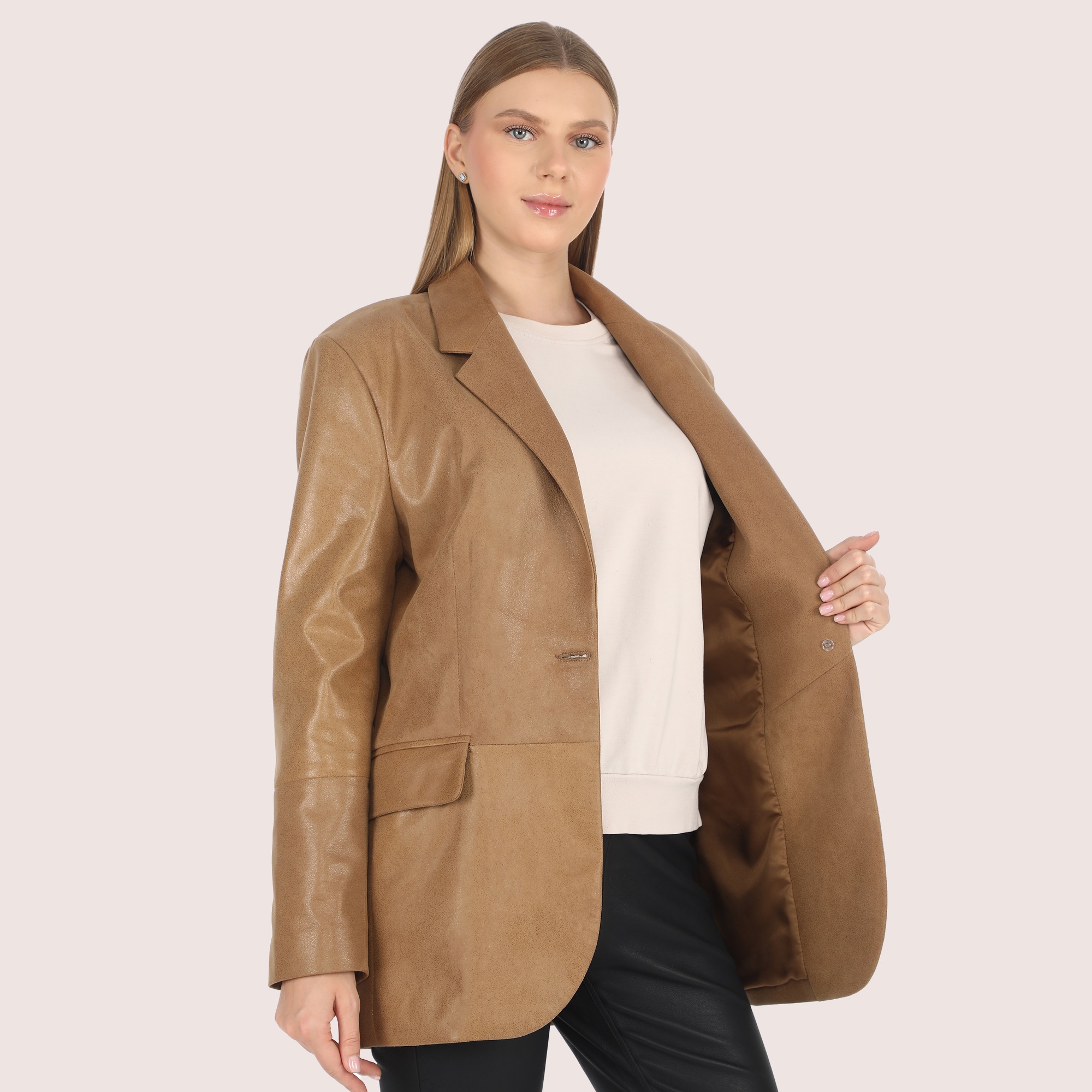 Eleanor Lambskin Jacket