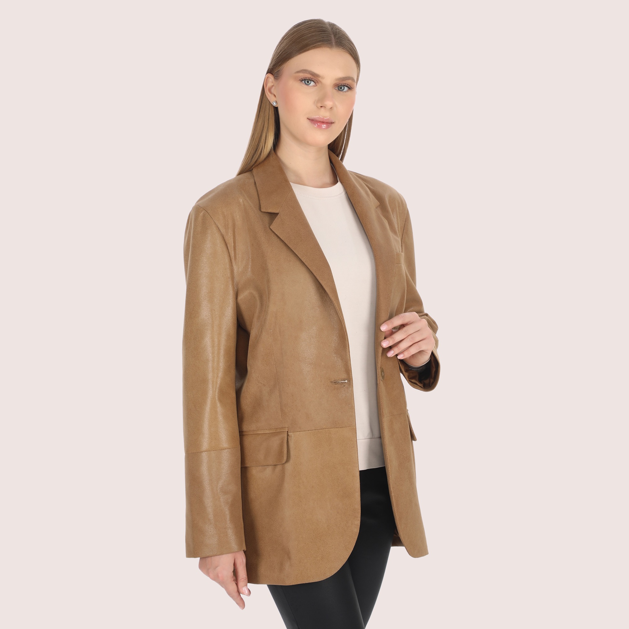 Eleanor Lambskin Jacket