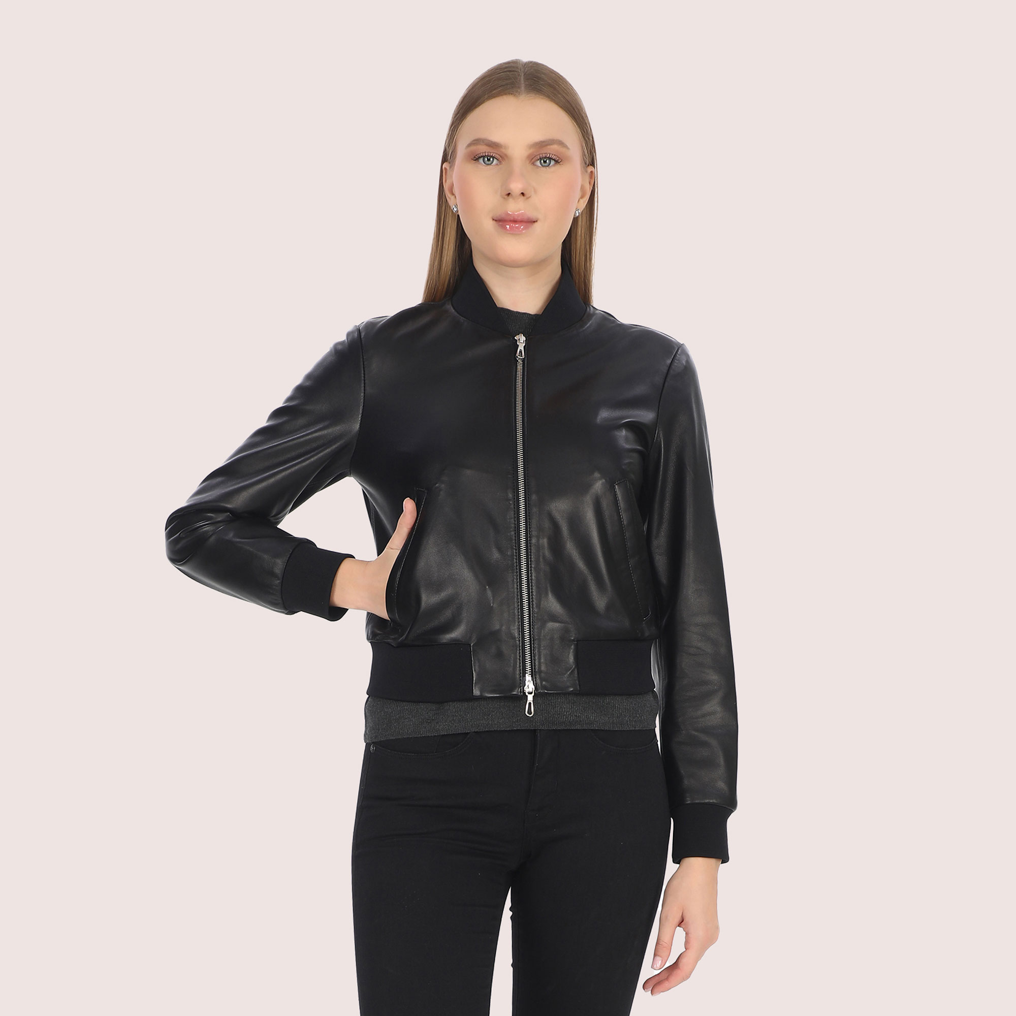 Fiona Lambskin Jacket