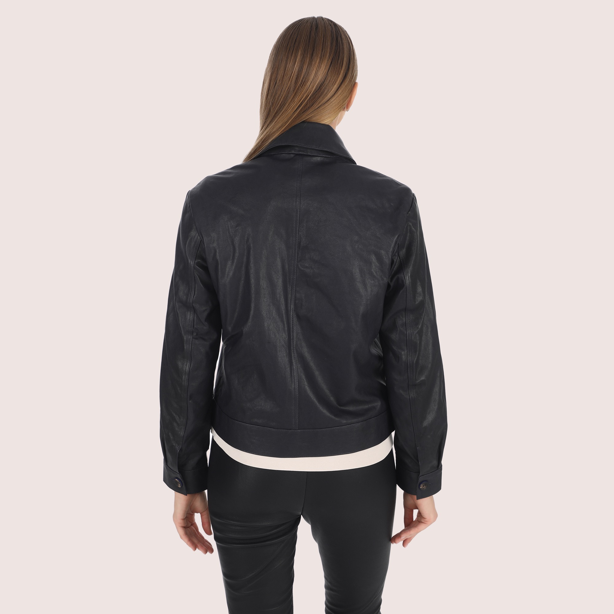 Genevieve Lambskin Jacket